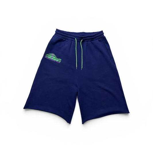 Fragmented 3/4 shorts