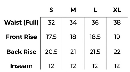 Fragmented 3/4 shorts